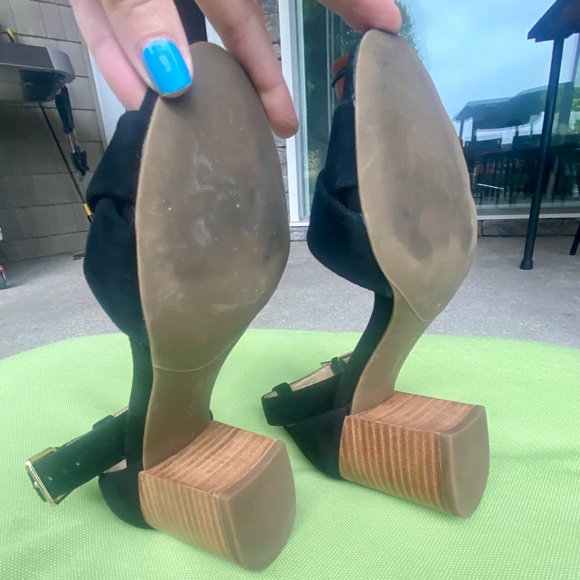 Talbots Beatrice Twist Strap Sandals, size 5, block heel, ankle strap. - Picture 5 of 7